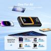 QOOVI Power Bank External Large Battery Capacity PD 22.5W Fast Charging Portable Charger Powerbank For iPhone Xiaomi
