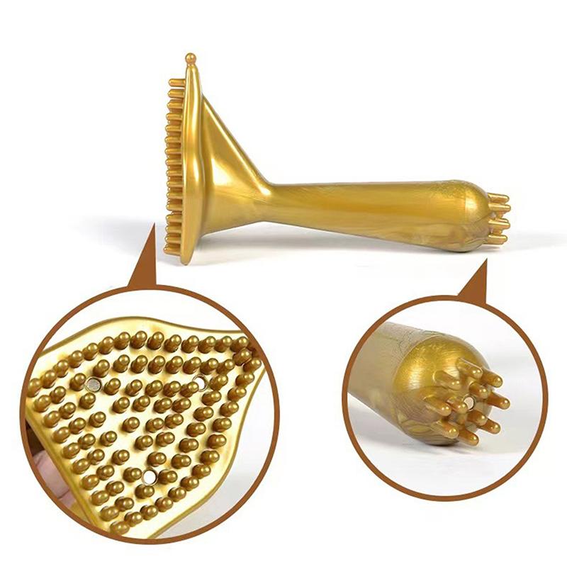 Треугольная массажная меридианная щетка для скребков, многофункциональная скребковая доска для массажа шеи, спины, ног, расслабляющий массаж, инструменты Гуаша