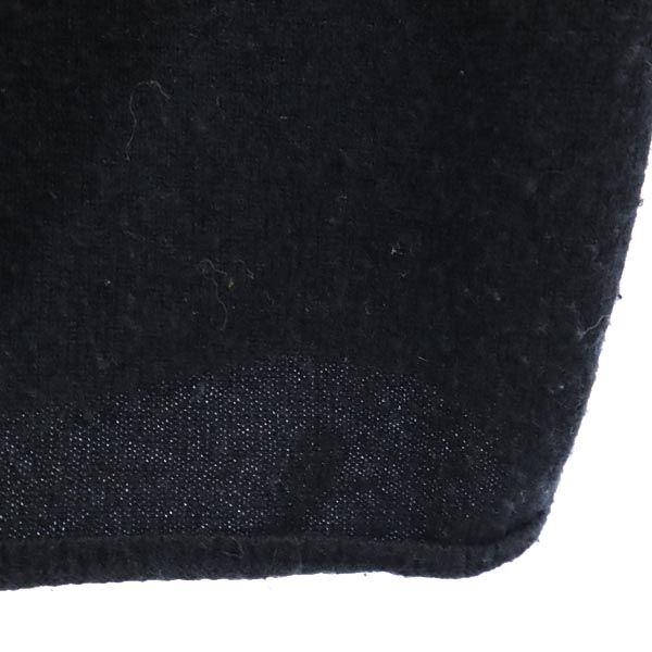 BACKLASH Wool Cashmere Blend Long Sleeve Turtleneck Sweater L Black Knit Men's Used