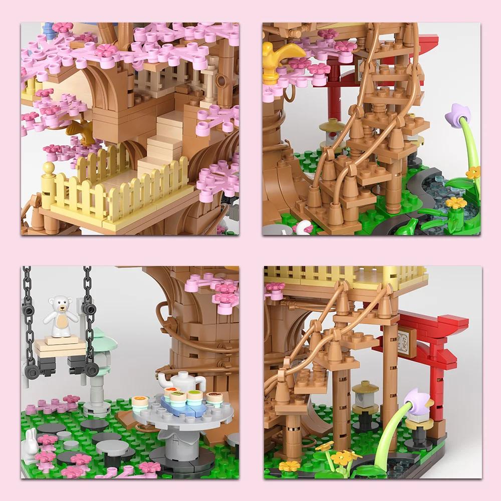 Cherry Blossom Tree Building Set Blocks Craft Toys DIY Toys Car Decoration Crafts Animation Derivatives Children Toys