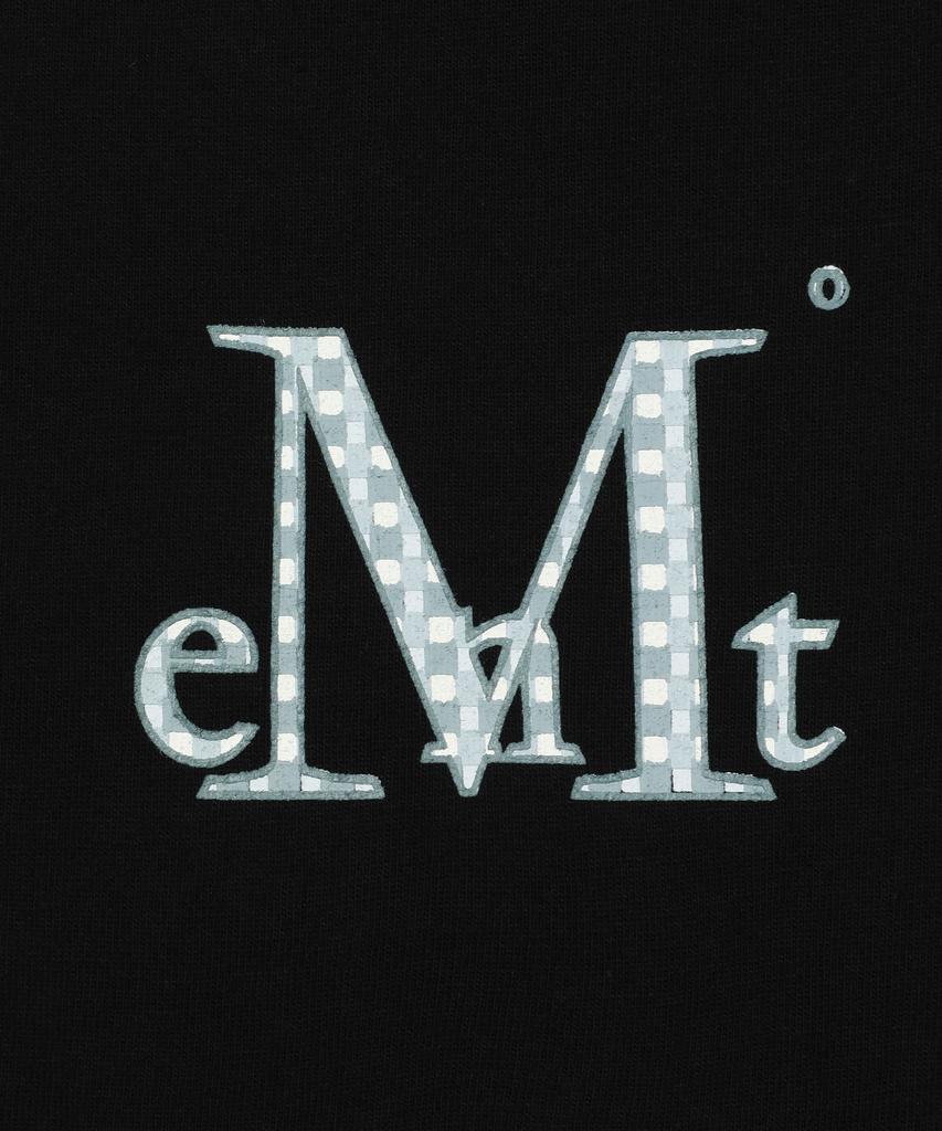 MUCENT Lunette Gingham Check Signature Logo Long Sleeve Tee (2 Colors)