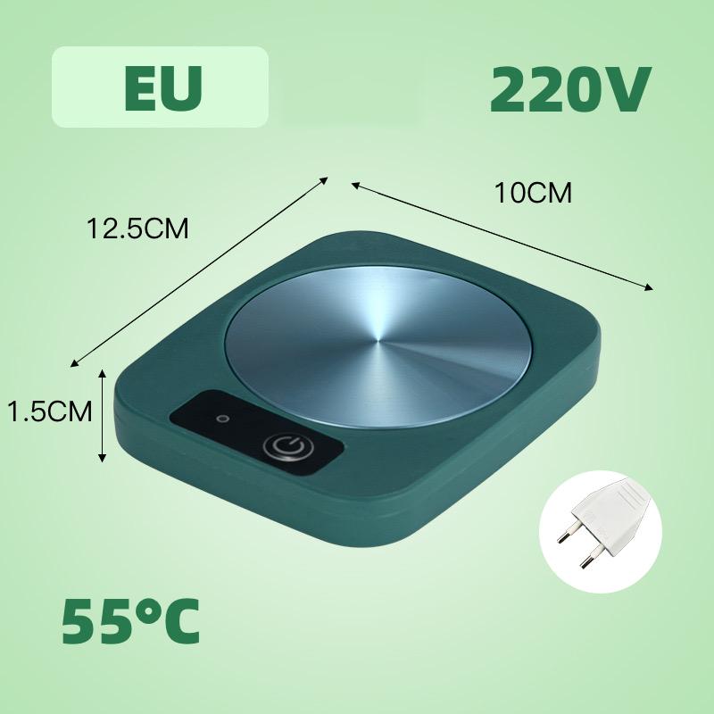Электрическая подогреватель кружки Молочный чай Вода Нагревательная подставка Подогреватель чашки Греющий коврик Постоянная термостатическая подставка Низкая мощность Дом Офис Подарок