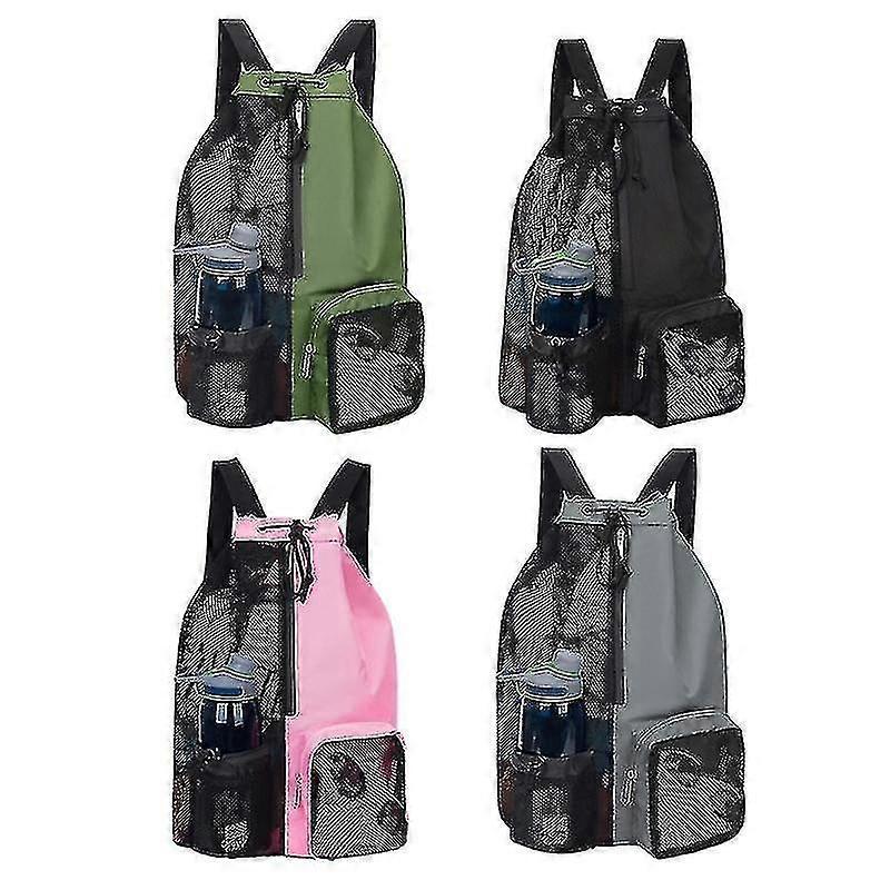 Drawstring Swim Gym Pool Backpack Separated Waterproof Dry Compartments Bag Dry And Wet Bag Swimming Equipment Mesh Bag
