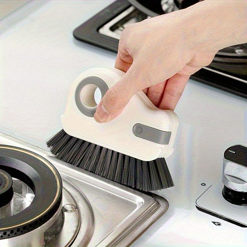Инструмент для чистки оконных щелей 2-в-1, бытовая чистящая салфетка, щетка для труднодоступных мест оконных пазов