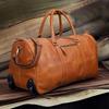 Кожаная сумка-даффл на колесиках, кожаная дорожная сумка-даффл, сумка-викендер на колесиках, персонализированная сумка-даффл на колесиках, дорожная сумка-даффл для мужчин и женщин, подарочная сумка
