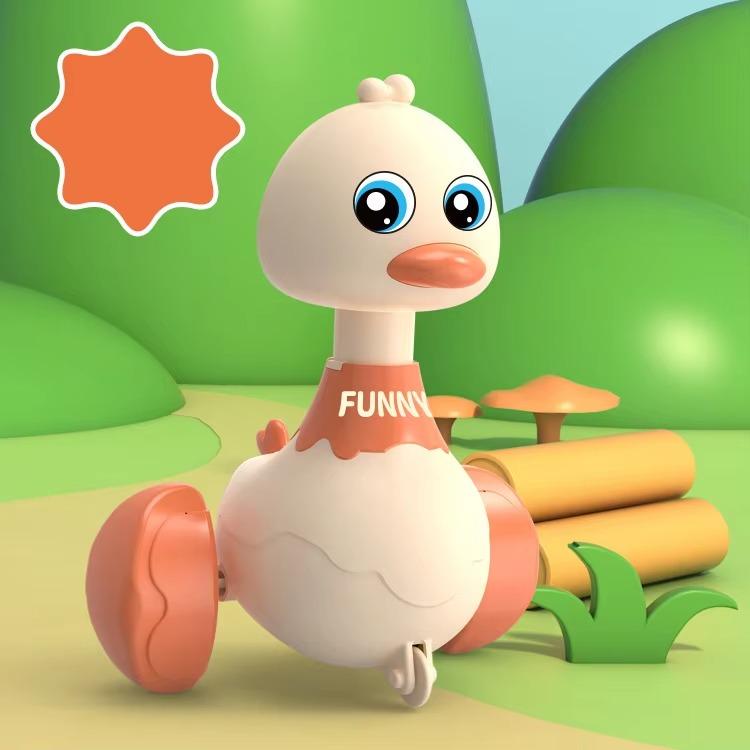 Игрушки для малышей, обучающие лазанию, 1 шт., игрушки для утенка, тянущие назад автомобиль, инерционное скольжение, обучающие ползанию, милые детские игрушки