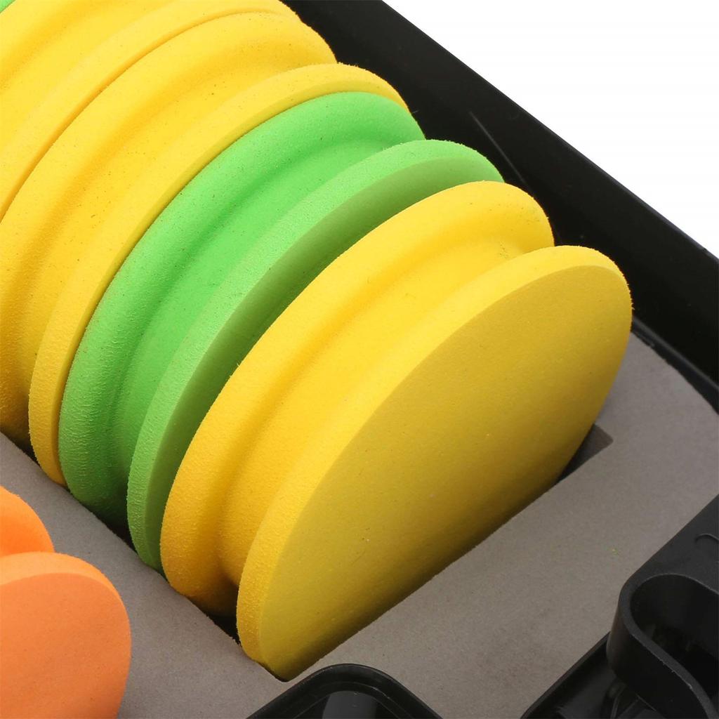 24 шт. круглые пенопластовые шпули для лески, намоточная доска с коробкой для рыболовных снастей, держатели для лески, органайзер для хранения