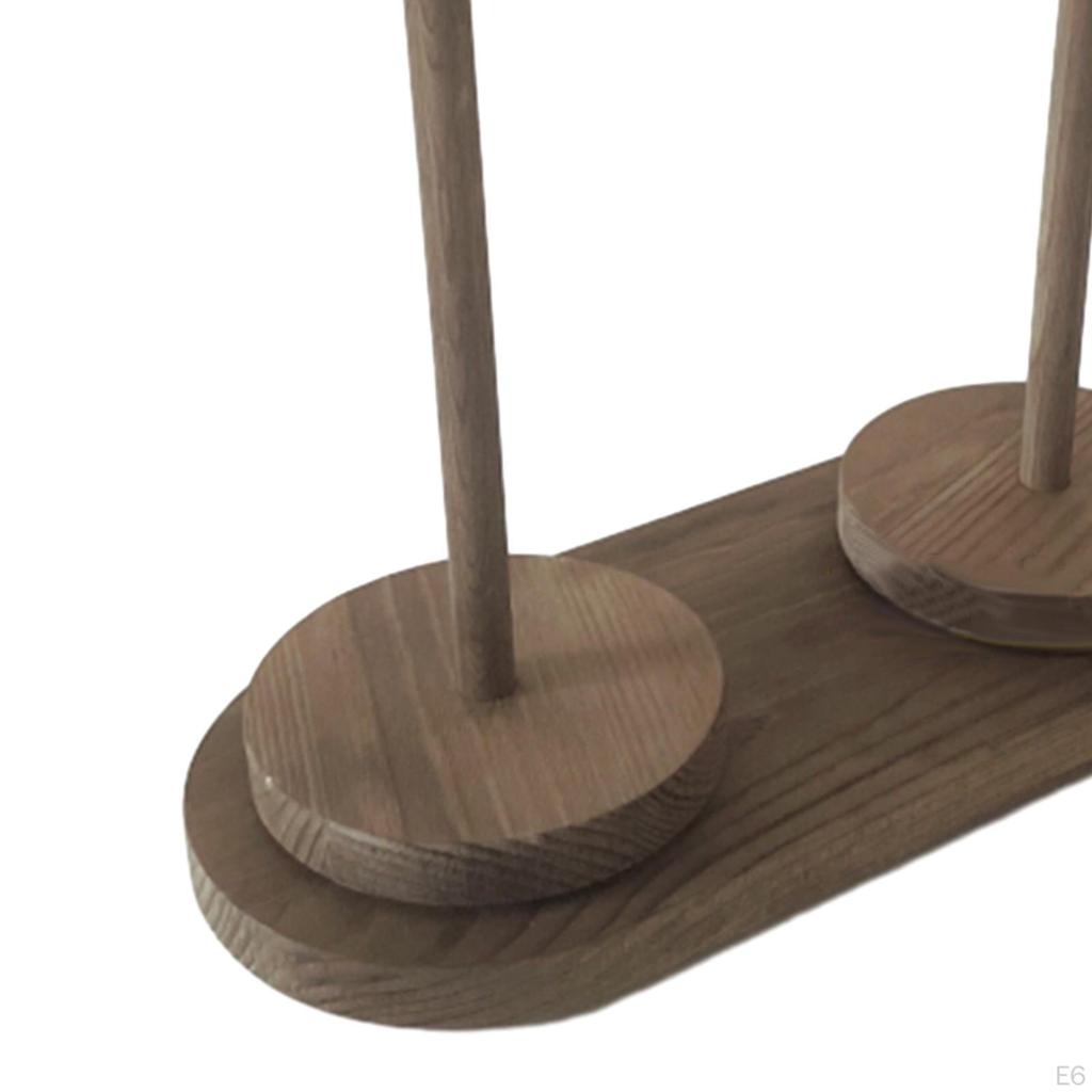 Держатель для клубков пряжи, шерстяной многоразовый деревянный вращающийся аксессуар для вязания крючком, диспенсер для веревок