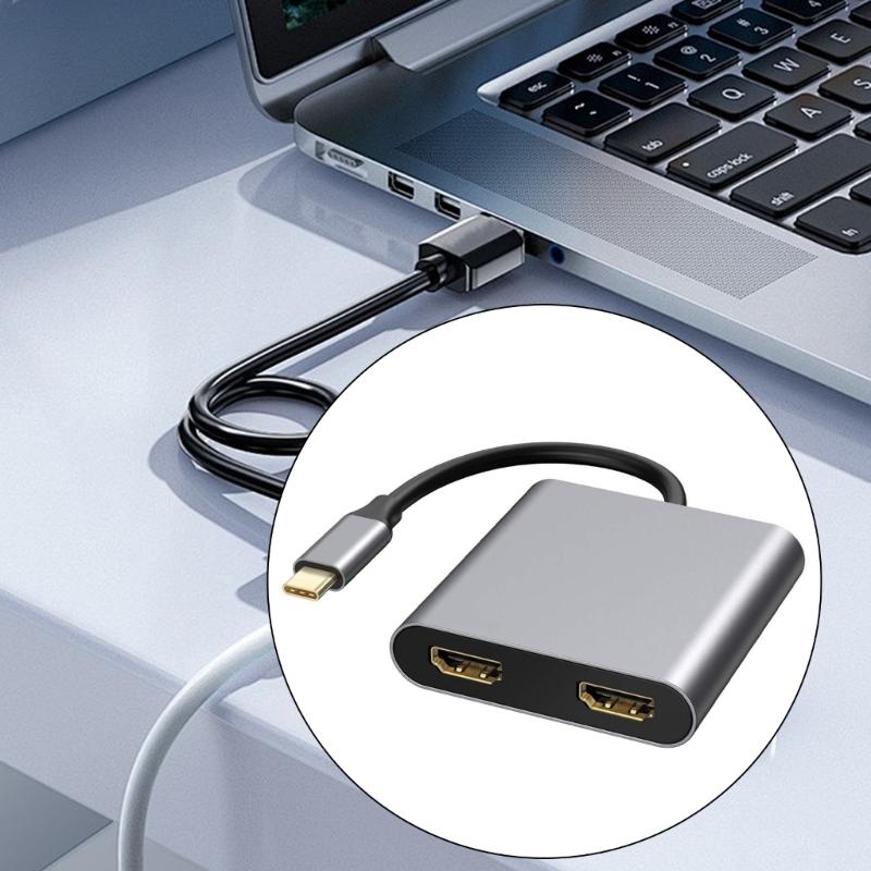 Многопортовые USB-C хабы Док-станции с двумя выходами 4K и USB 3.0 для расширенных возможностей подключения