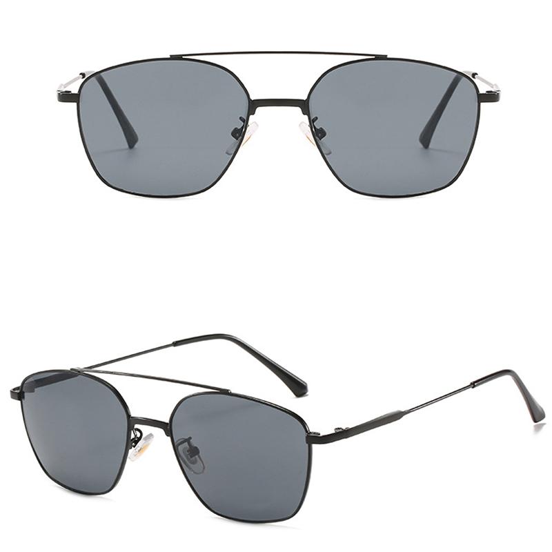 Myopia Glasses Sunglasses For Nearsighted Men Women Alloy Frame UV400 Optional Prescription Spectacles 0 -0.5 To -6.0