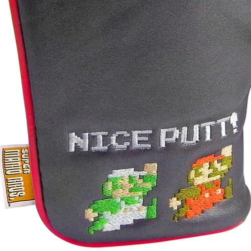 Наслаждайтесь сумкой для кэдди Super Mario Bros.. Чехол для паттера (Тип штифта) SBPT002 Черный