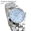 Розовое золото серебро браслетные часы с shopper VV206 наручные часы [Vivienne Westwood] Женские (№1 VV206BLSL) [элемент]