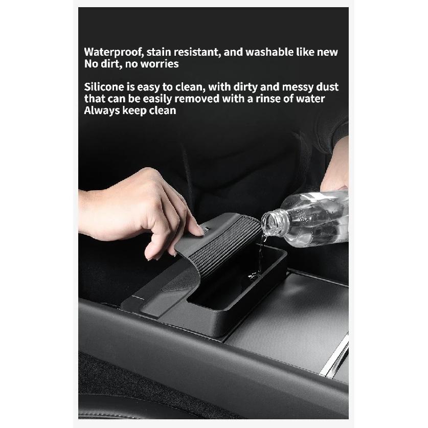 Central Armrest Storage Box for Tesla Model 3 Y Highland Juniper 2025 Car Glasses Phone Storage Case Multi Functional Accessorie