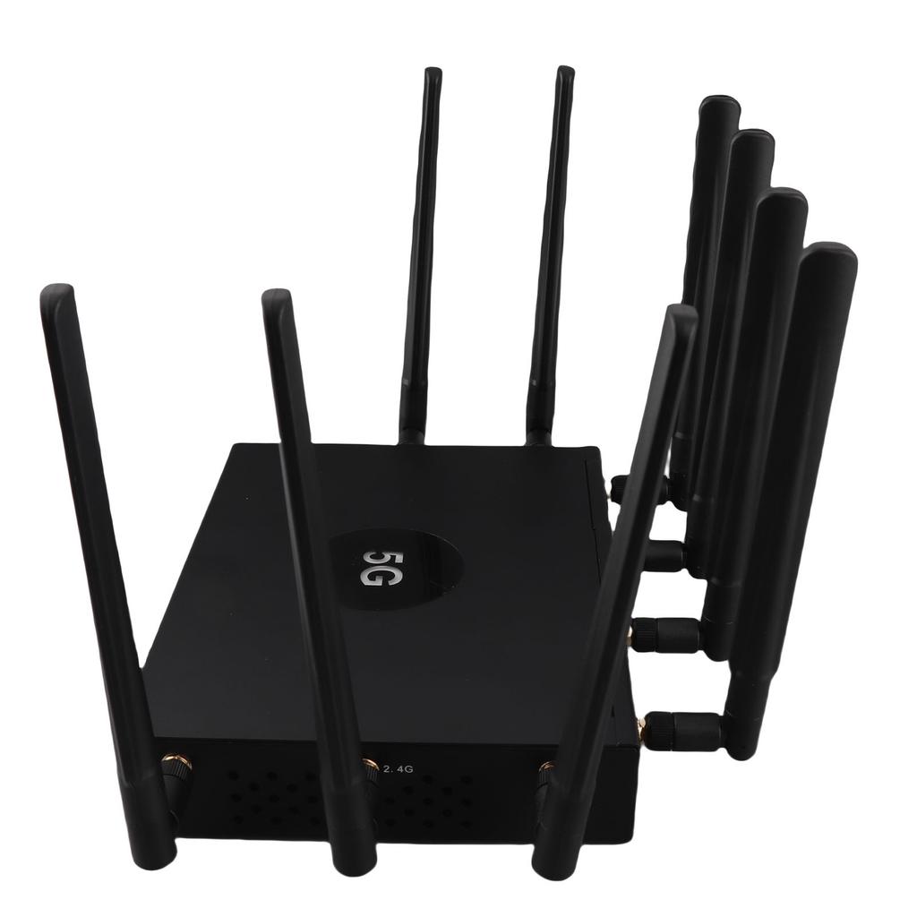 Dual Band WiFi 6 CPE Router 4.67Gbps NR NSA SA 5G Cellular Wireless Router with SIM Card Slot WAN LAN Port UK Plug