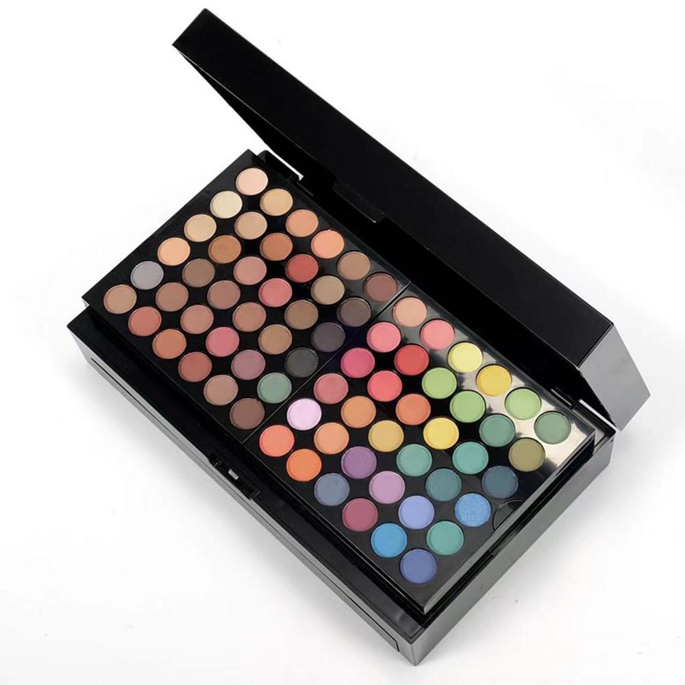 Тени для век, румяна для лица, пудра для бровей, подводка для глаз, карандаш, зеркальная палитра для макияжа, 180 цветов, 1 шт., 180 цветов