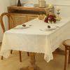 Новая американская скатерть из полого кружева Американский кантри Прямоугольная салфетка Ткань для пикника Скатерть для кофейного столика