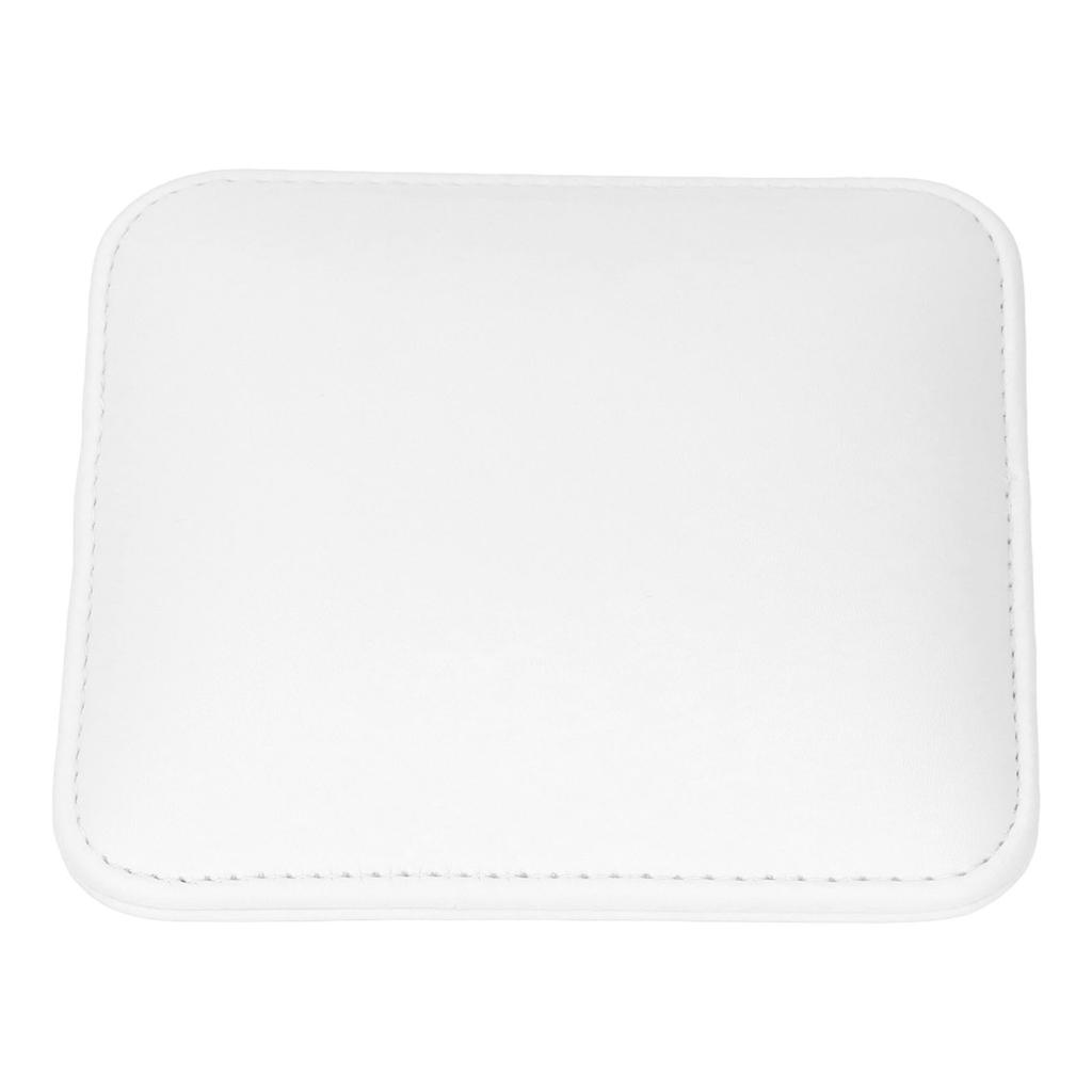 Nail Tech Elbow Rest PU Leather Soft Comfortable Elastic Nail Art Elbow Rest Pad for Salon White