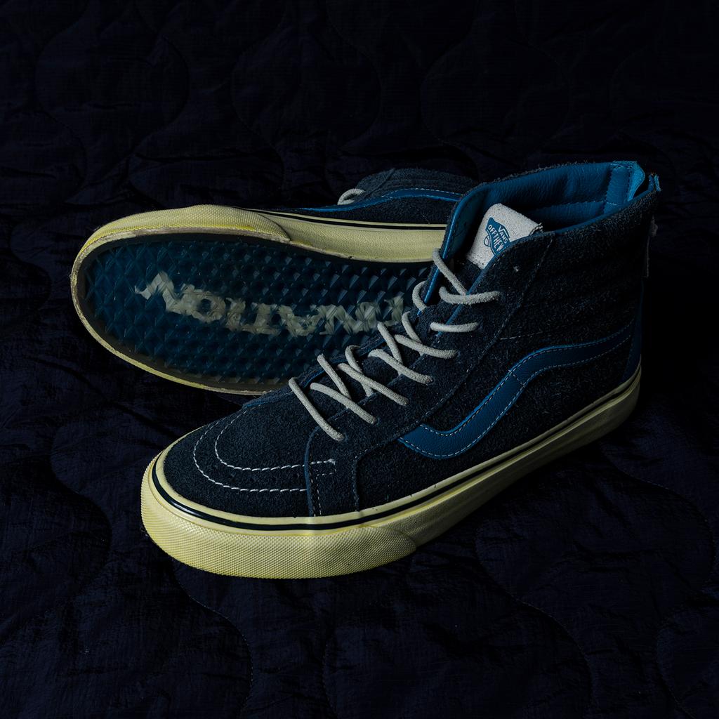 Liberators X Vans Sk8-Hi Reissue Zip Classics Sneakers Unisex Sneakers Blue Yellow VN0A5KRCBZZ