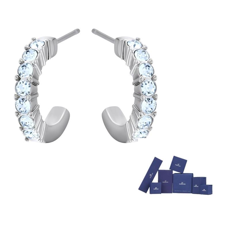 Swarovski Серьги из сплава женские синие