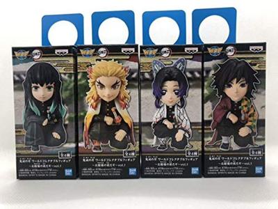 Демон Kimetsu no Yaiba Коллекционная фигурка World Collectible Figure Перед домом Все 4 вида Истребитель том 1