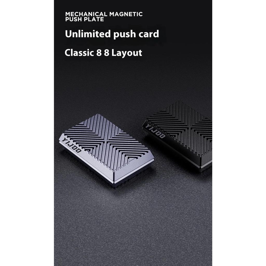 Magnetic Push Card Anti-Stress Mechanical Slider Toy Pushing Plate Sensory Toy Cool Things Punnk Stress Relief Toys EDC Adults