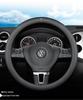 Всесезонная чехол-оплетка на руль из натуральной кожи для Volkswagen Passat, Ультратонкий, Универсальный, Аксессуар для интерьера.