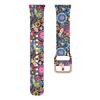 Silicone Strap for Samsung Galaxy Fit 3, Colorful Jellyfish