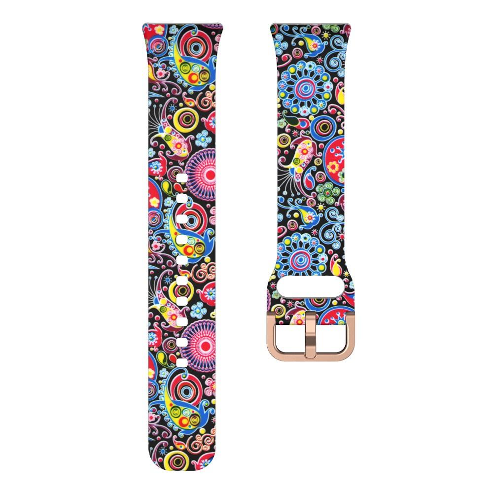 Silicone Strap for Samsung Galaxy Fit 3, Colorful Jellyfish