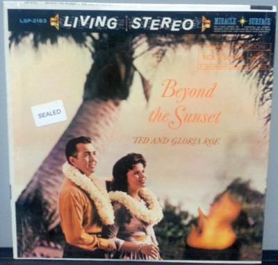 Виниловая пластинка ТЕД И ГЛОРИЯ РОУ - Beyond The Sunset LSP2183 RCA Victor 1960 США Фолк Б/у