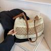 Woven Summer Fashion Straw Bag Beach Holiday Crossbody Bag Shopping Large Capacity Shoulder Bag For Ladies Women