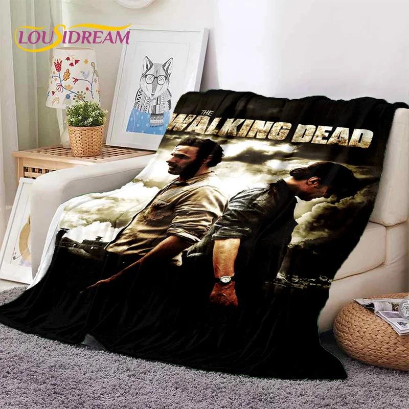 The Walking Dead Lincoln TWD Soft Flannel Blanket for Beds Bedroom Sofa Picnic,Throw Blanket for Cover Outdoors Leisure Nap Gift