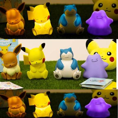 Официальный светодиодный мини-ночник Pokémon – Пикачу, Снорлакс, Дитто, Иви | Аутентичная лампа для сна Pokémon