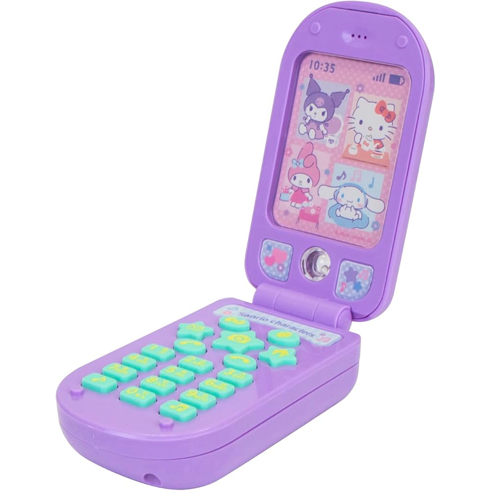 Maruka Sanrio Characters Игрушечный телефон для ролевых игр от 3 лет Интерактивная обучающая игрушка