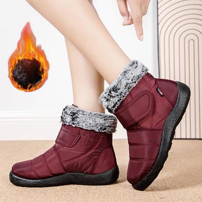 Зимние сапоги высокого качества, женские сапоги, обувь для матери, непромокаемые ботильоны, женские непромокаемые теплые меховые сапоги