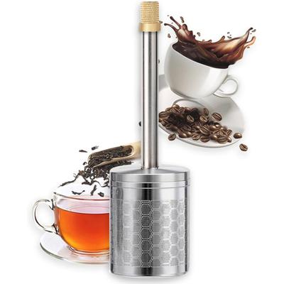 Пресс для кофейного фильтра из нержавеющей стали Портативный поршневой пресс Окончательный пресс