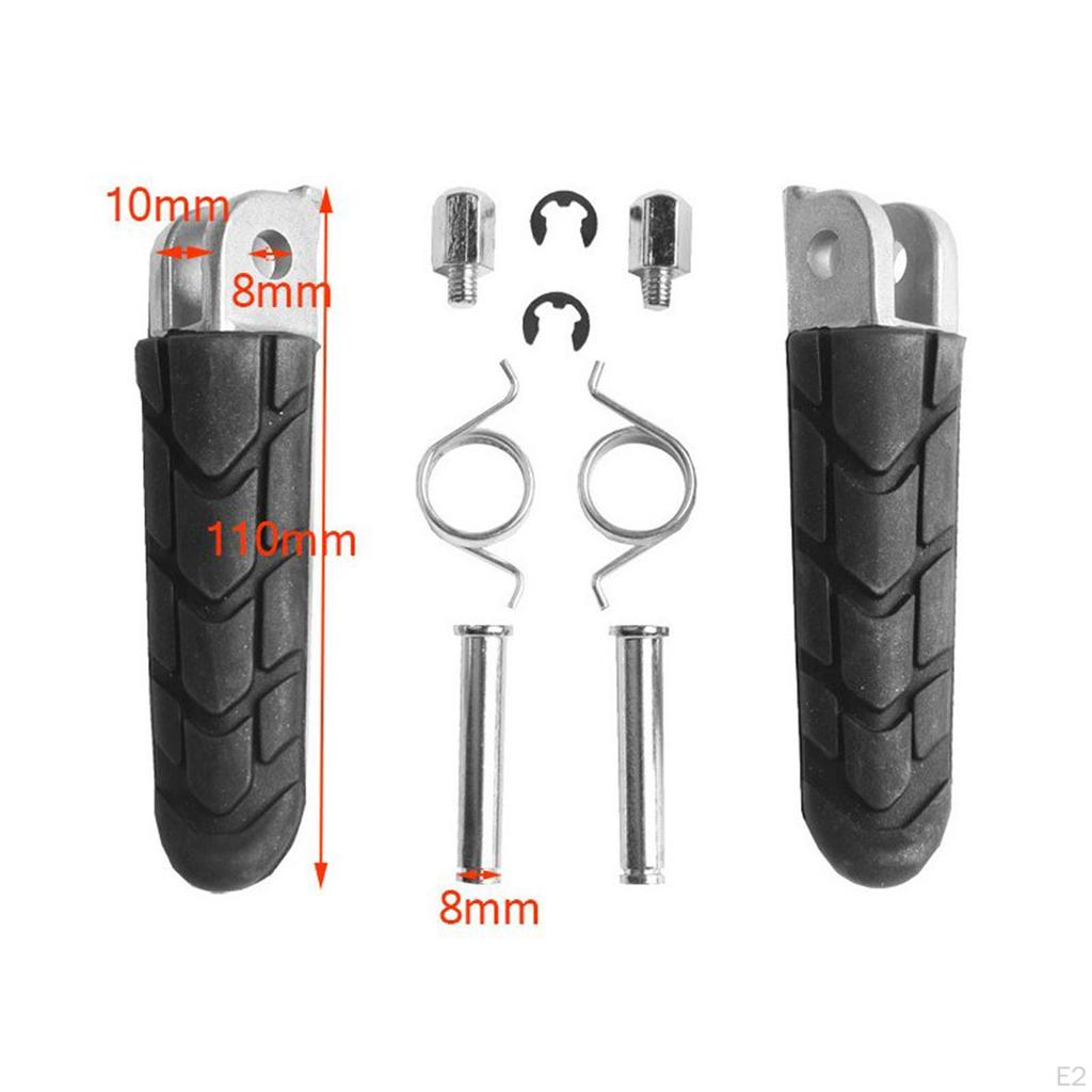 2x передние подножки для мотоциклов, педаль для замены деталей, противоскользящие аксессуары для мотоциклов, подножка
