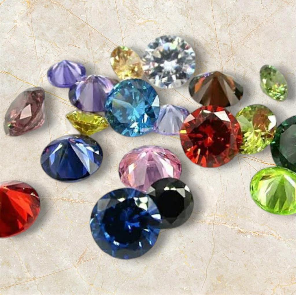 Циркон AAA+ для оправы ювелирных изделий, все цвета кубического фианита, круглая огранка, размер от 5 до 15 мм, калиброванный циркон, отличная огранка.