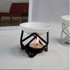 Gold Geometric Tealight Candle Holders Wedding Reception Decor for Table Centerpiece Metal Iron Wire Tea Light Oil burner Aroma