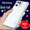 Силиконовый чехол для Oppo Find X5 Pro Anti-Fall: Прозрачная конструкция подушки безопасности с четырьмя углами, совместимая с Find X2/X3