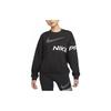 Alphabet Casual Crew Neck Sweatshirt Women Tops Black DX0075-010