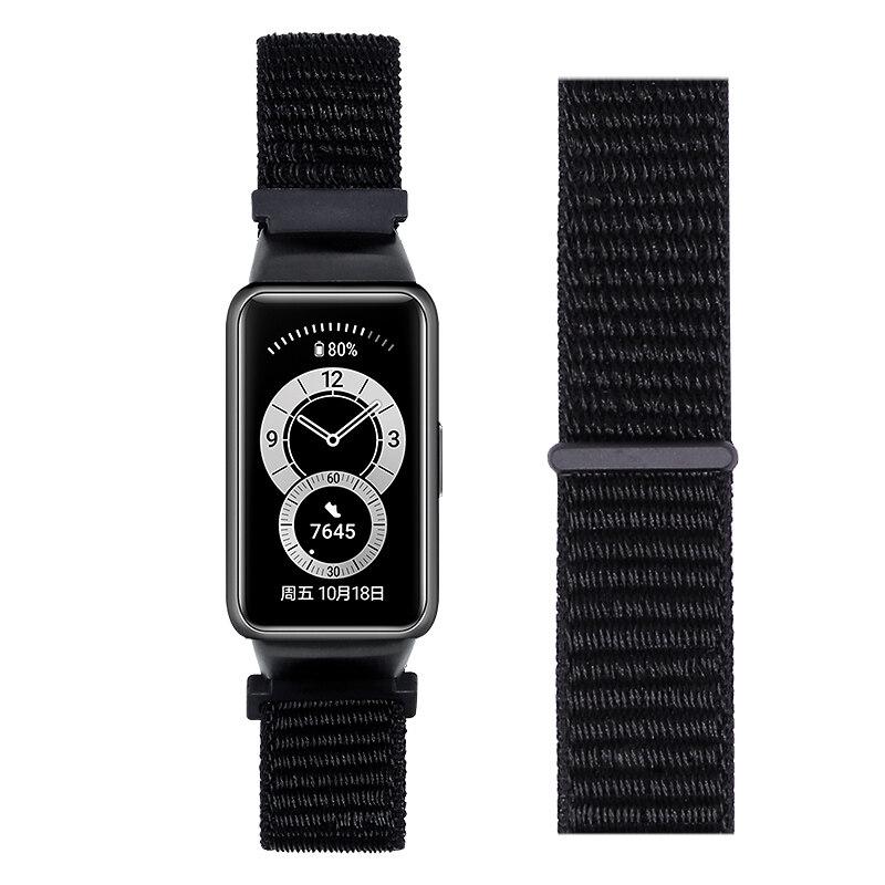 Новый регулируемый нейлоновый ремешок для Huawei Band 6, дышащий 6NFC, сменные аксессуары, браслет для Honor Band 6, браслет