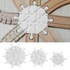 Train Tack Male Connector Heavy Duty Plastic Wooden Railway Expansion Connector Rail-mounted Adapter Train Track Buckle Pieces Accessories