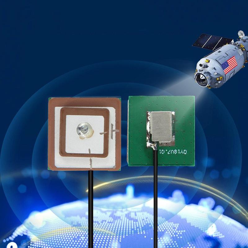 2 шт. Активная керамическая антенна для GPS и Beidou, Усиление спутникового сигнала с высоким коэффициентом усиления, Антенна позиционирования Bd+Gps