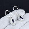 Amethyst Gemstone 925 Sterling Silver Earring, Boho Silver Jewelry Dangle Earrings, Gifts For Thanksgiving Gifts For Her
