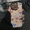 Яркий чехол для iPhone 17 с сердцем - Подходит для 16 Pro, 15, 13 Pro Max и 14X - Стильный и ударопрочный