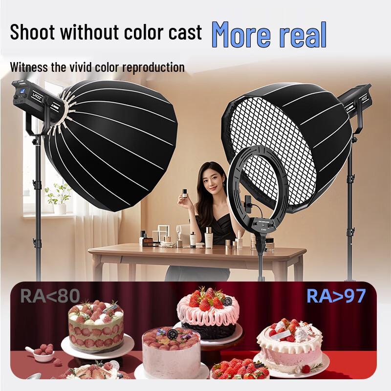 LATZZ 300W COB Bi-Color LED Video Light