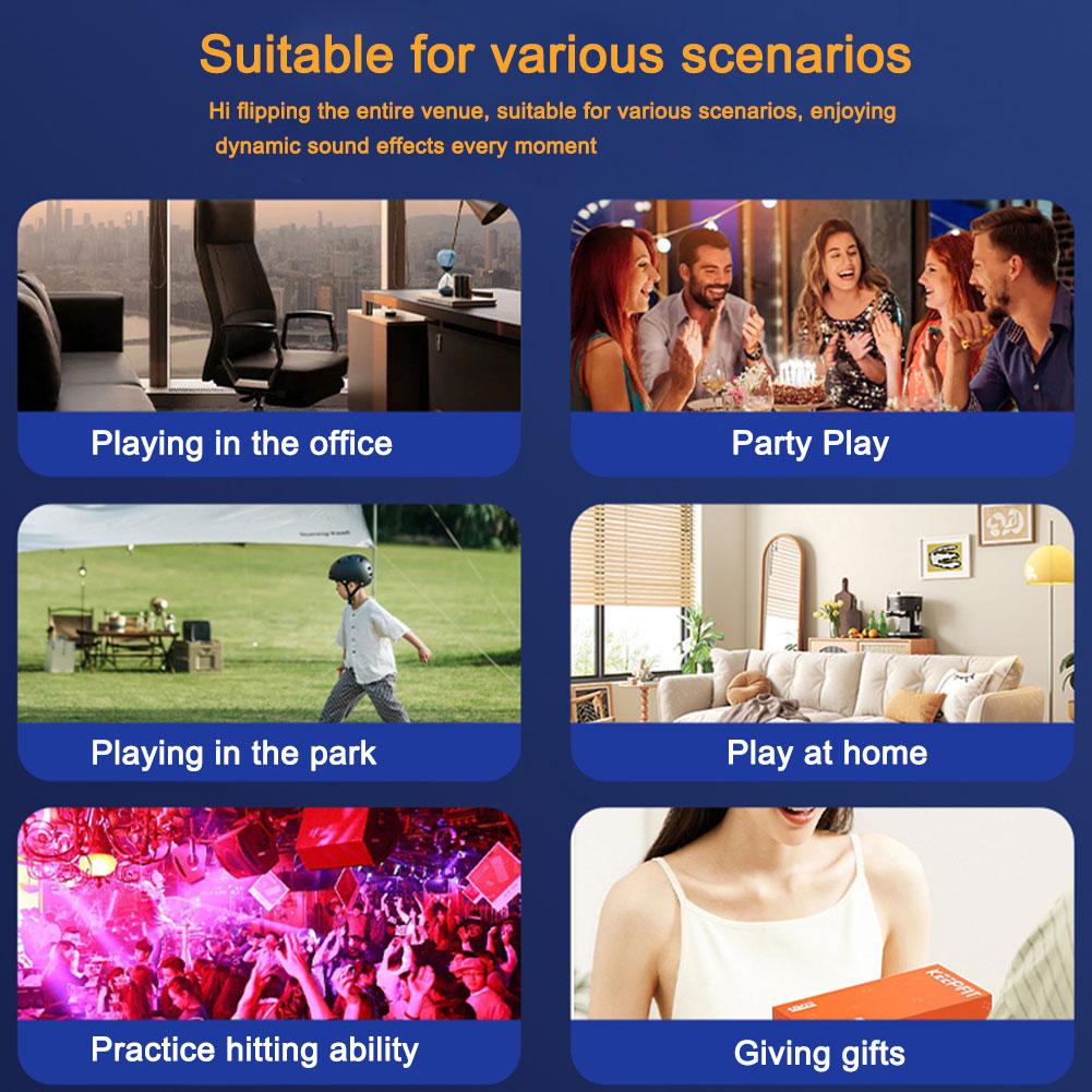 Somatosensory Electronic Virtual Drum Set Portable Air Drumsticks for Beginners Smart Virtual Reality Drum Stick Pedals Kit