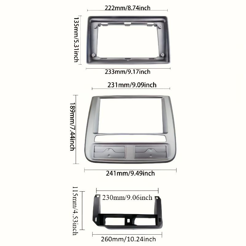 9 inch Car Fascia Fit for Fiat Grand Punto 2005-2009 for LINEA 2007-2014 Left Hand Wheel dash kit for car