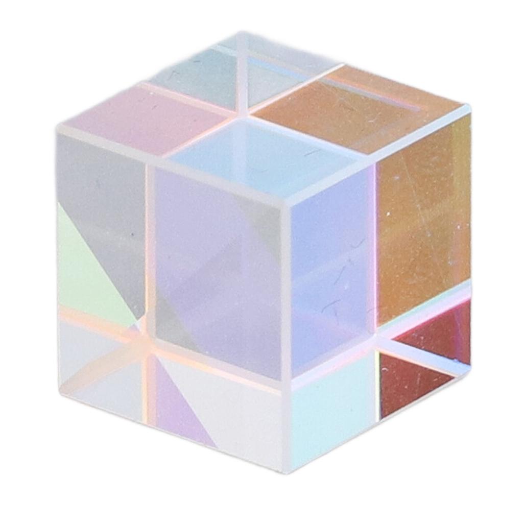 Dichroic   Prism Colorful Glass   Prism for Physics Teaching Research Decoration Art Education