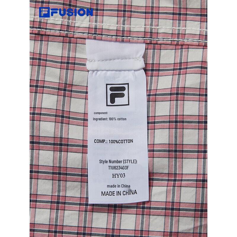 Fila Плетеная рубашка FUSION в клетку